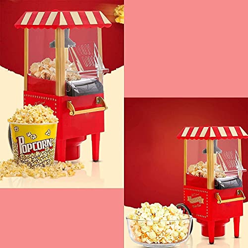 FWEOOFN Popcornmaschine 1200W Karneval Popcorn Maker Einfach gesünder Snack Popcorn innerhalb ölfrei fettfrei… – Bild 3