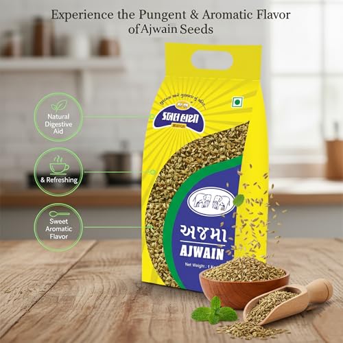Image of Double Hathi Ajwain Seed 500gm | Premium Carom Seeds | Strong Aroma & Natural Flavor |100% Natural