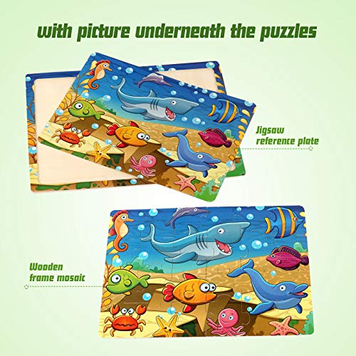 Puzzle de Madera Animal 3-5 Anos miniatura 3