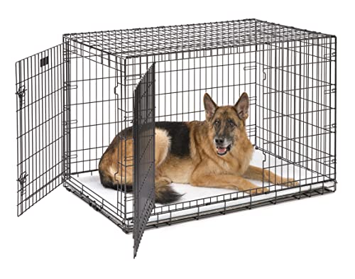 MidWest Homes for Pets Quiet Time Reversible Crate Pan Cover 48' Mushroom Diamond/Fleece by MidWest Homes for Pets - Image 3