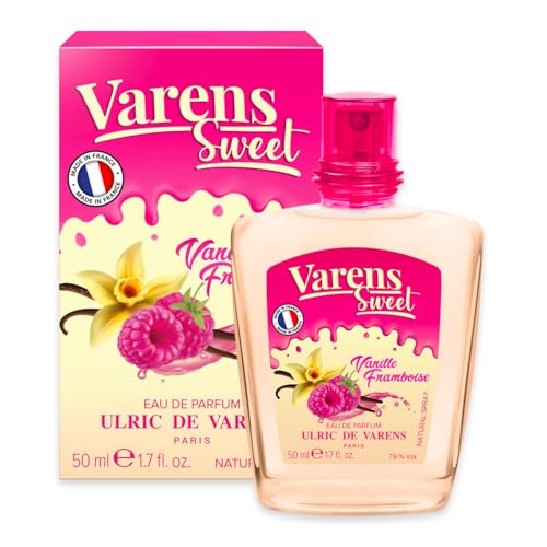 ULRIC DE VARENS Varens Sweet Vanille Himbeere Eau de Parfum – Gourmand, Himbeere, Vanille – Damenduft – Zerstäuber – Made in France – 50 ml