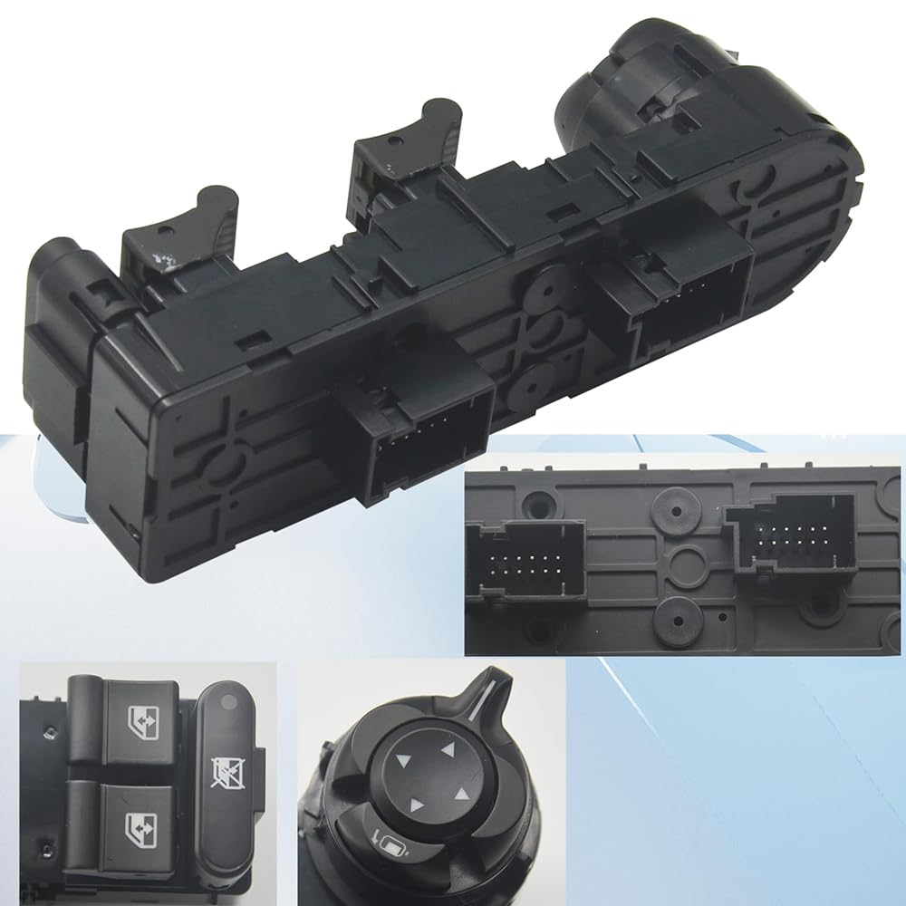 Car Master Power Window Switch for Alfa Romeo Giulietta 940 2010-2019 156106392,Window Lift Pushbutton Window Lifter Control Switches Replacement Interior Accessories