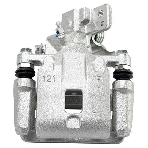 Image of TRQ Rear Right Brake Caliper w /Bracket Passenger Side