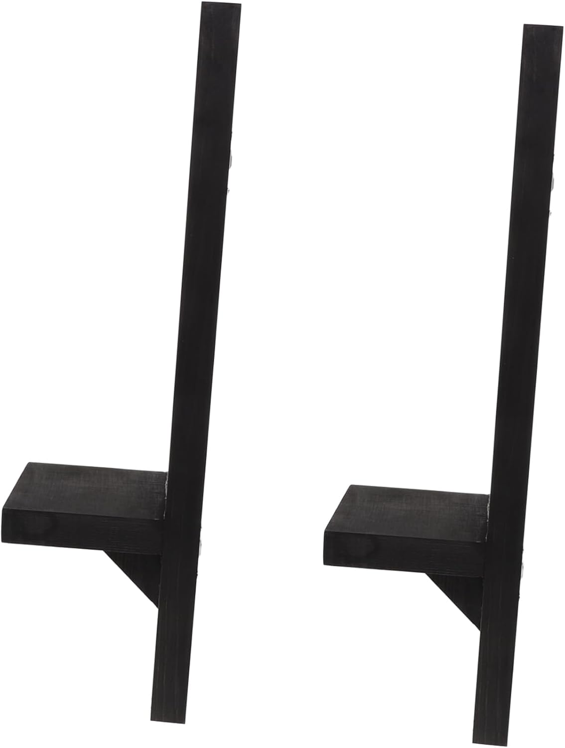 VALICLUD 2pcs Gothic Farmhouse Wall Mount Candle Sconces Rustic Wooden Wall Candleholders for Bedroom Living Room Kitchen Bathroom for Tea Lights and Votive Candles