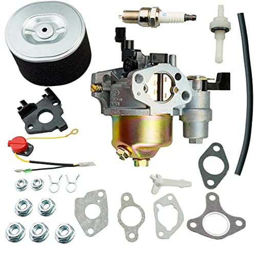 Ruma Adjustable Carburetor Air Filter Spark Plug Kit for Honda GX240 GX270 Engine