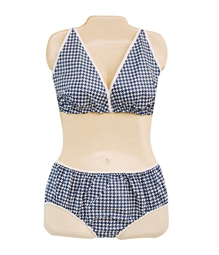 Dipsters Disposable Patientwear / Swimwear, Women's Halter Top and Bikini, Medium (12 Pack)