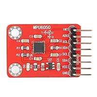 Gyroskop-Beschleunigungsmesser, MPU6050 6-Achsen-Beschleunigungsmesser Gyroskop-Sensormodul 16-Bit-AD-Wandler-Datenausgabe für Ingenieure, Techniker
