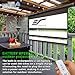 Elite Screens Yard Master 110-INCH Tab-Tension Wireless Outdoor Projector Screen – Built-in Battery, IP33 Rated Water-Resistant Backyard Movies Outdoor Entertainment, OMS110WHT2-ELECT-BAT