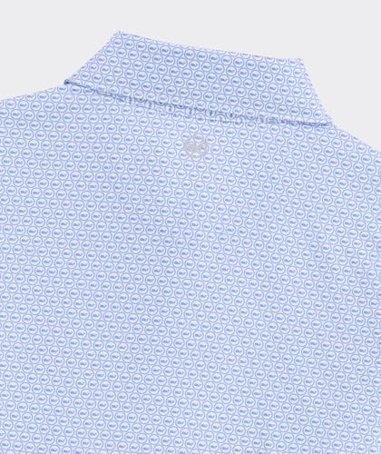 Image of vineyard vines Boys' Printed Sankaty Performance Polo, Whale Dot - White, 7
