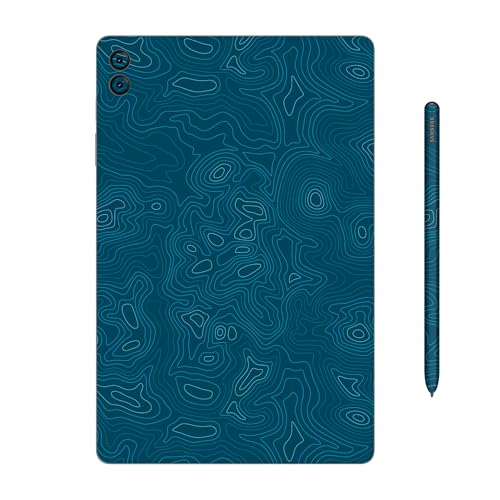 Image of Capes Tablet Skins Compatible with Samsung Galaxy Tab S9 FE Plus | Ultra-Thin Protective Film | Anti-Scratch Vinyl Decal Skin | Not Case /Cover (Aqua, Back Skin + S Pen Skin)