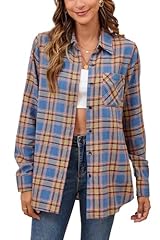 Blue Khaki Flannel Shirt