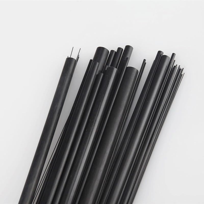 Aste in fibra di carbonio da 8 pezzi, lunghezza 200 mm(10mm)