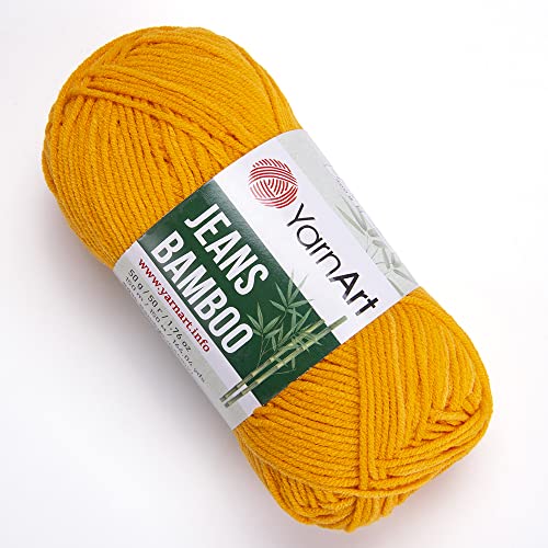 Yarn Art Jeans Bamboo 50 % bambou, 50 % poids de 1 écheveau de 50...