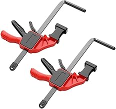 Abrazadera de riel guía de sierra de pista, abrazadera tipo F con sujeción de 90 kg, varillas de acero al carbono 45# para construcción (ordinario)