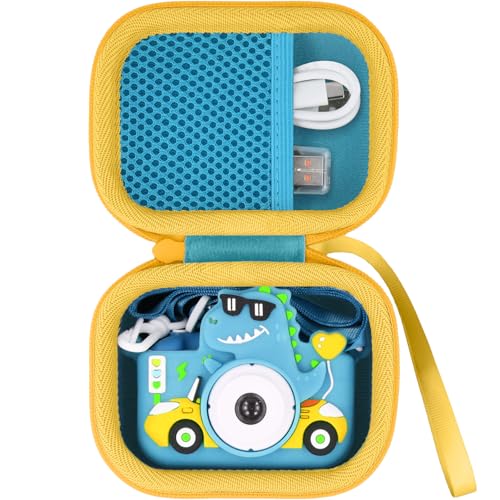 Funda rígida para cámara de niños, color azul