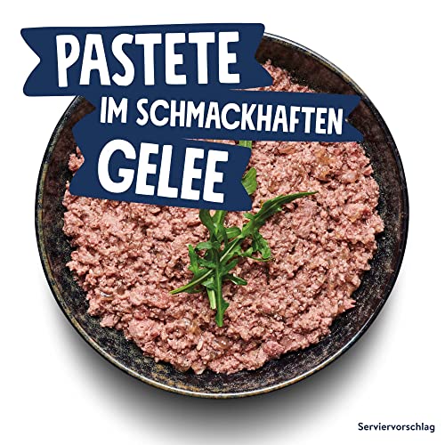 Pets Deli Pure Meat Nassfutter für Katzen mit Ente und Löwenzahn ohne Zucker und Gluten 12 x 85g