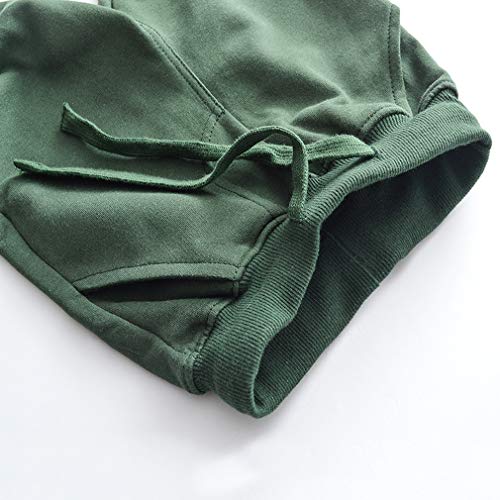 Image of Little Boys Jogger Pants Toddler Boys' Drawstring Elastic Waist Cotton Casual Sweatpants 1PC / 2 PCS Set