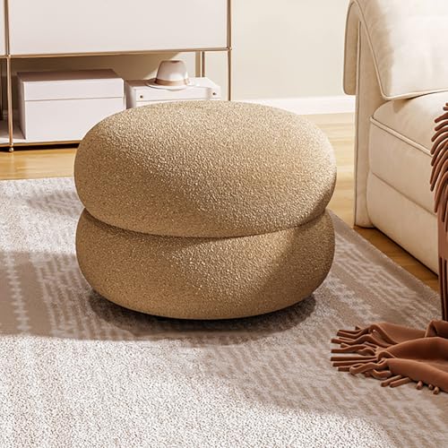 Repose-pieds rembourré compact : la solution gain de place salon