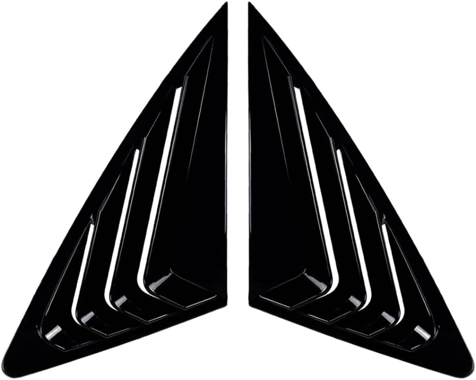 New Protective Rear Window Covers Compatible with Audi Q3 F3 2019-2023 (Black)