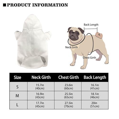 Ddfs Dog Hoodies Sweatshirt With Pocket,4 Dog Cat Bib Set,Large Size Pet Apparel Pink Cold Weather Clothing Pup Sweatshirt With Hat Print Heart Shape Cute Puppy Jacket Dogs Coat Party Outwear #TOP7