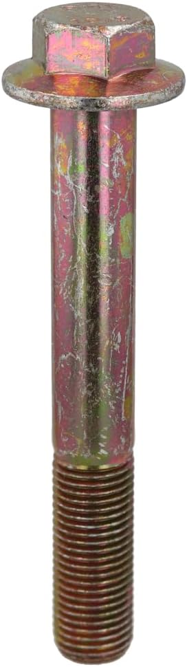 (2pcs) BelMetric M14X1.5X90 Metric Hardened Fine Thread Hex Head Flange Bolt, DIN 6921, Class 10.9, Yellow Zinc Finish, BFD14X1.5X90YLW-2