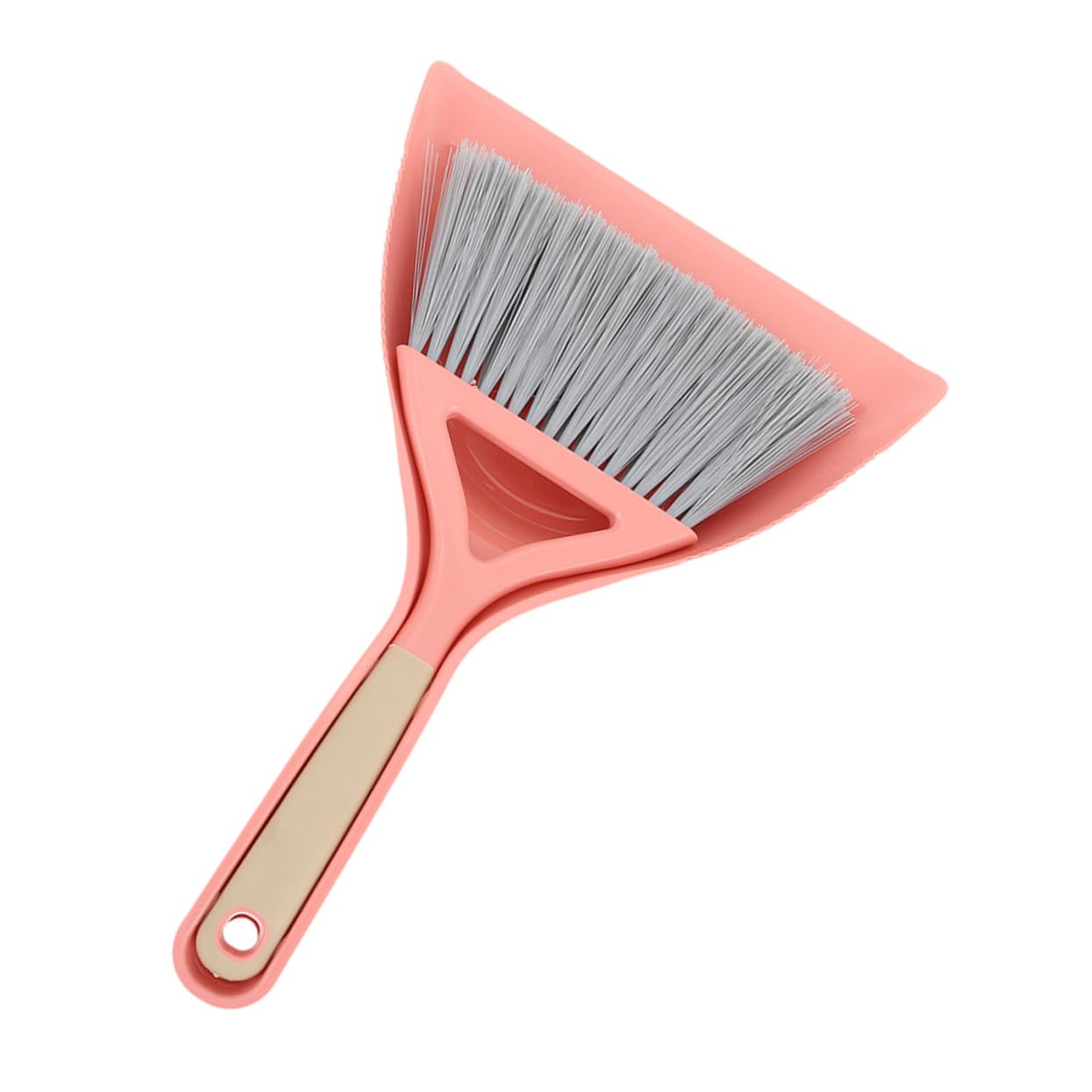 minkissy 1 Set Broom Dustpan Set Duster for Cleaning Drafting Computer Cleaning Brush Floor Broom Hand Broom Shovel Car Interior Cleaning Brush Mini Cleaning Pink Dog Hair Household Plastic