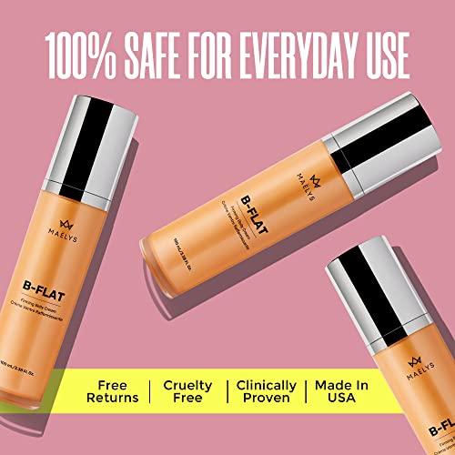 MAELYS-Cosmetics-B-FLAT-Belly-Firming-Cream-RE-SHINE-Illuminating-Body-Serum-Bundle-Skin-Tightening-Moisturizing-and-Stretch-Mark-Firming-Solution