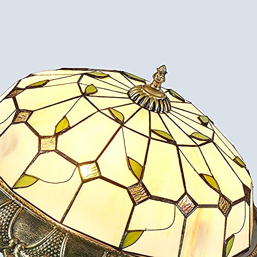 Plafonnier à LED de 40cm en Vitrail pour Rompre avec les Lumières Blanches - 5