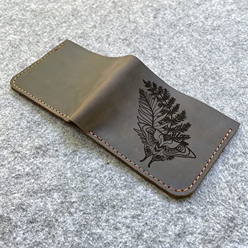 TLOU Part II Leather Wallet Mens, Gift for Him, Ellie's Tattoo TLOU II Mens Wallet, Gamer Gift, Custom Leather Wallet Handmade Husband Gift Boyfriend Gift, Geek Gift2
