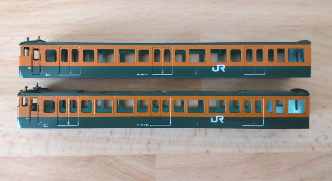 Amazon.co.jp: KATO 115系300番台 湘南色 (岡山電車区) ボディ 2