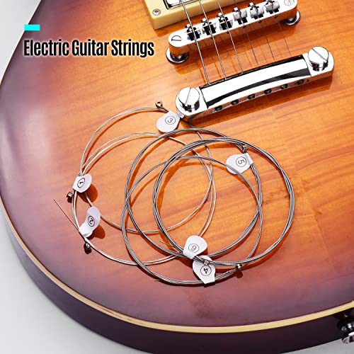 SHUIYUE Cordes de Guitare électrique Hexagon Alloy Wire Nickel Wound Bright Corrosion Resistant 6 Cordes Set (.009-.042… - Les Beatles, Paul McCartney, John Lennon, RIngo Starr, George Harrison SHUIYUE Cordes de Guitare électrique Hexagon Alloy Wire Nickel Wound Bright Corrosion Resistant 6 Cordes Set (.009-.042… – Image 6