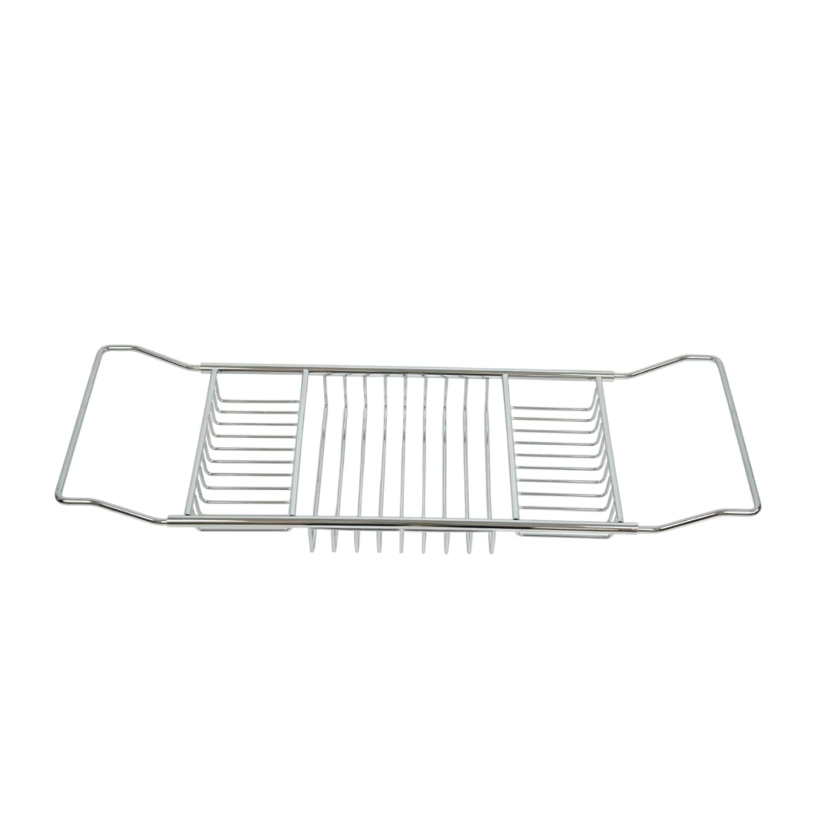 F Fityle Estante de Baño Bandeja de Bañera Organizador Rejilla Soporte de Acero Inoxidable 304 Expansible para Mantener Artículos a Mano y Secos Adecuado para, Style to 3