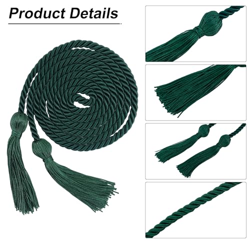 Image of GraduationMall Graduation Honor Cord 68 inch Forest Green