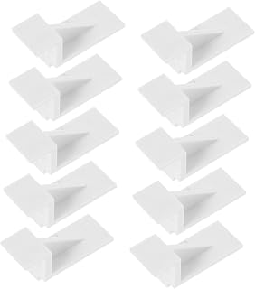 10Pcs Refrigerator Shelf Clips Freezer Shelf Hooks for Easy Installation for Organizing Fridge and Freezer Storage Versatile Replacement Clips