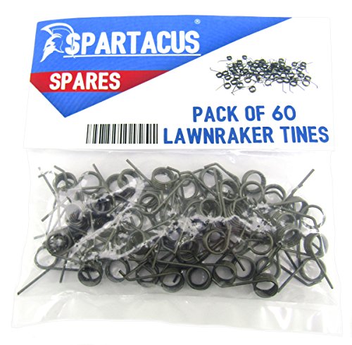 Spartacus 60 x Replacement Lawn Raker Scarifier Tines Tynes For Mountfield RE300