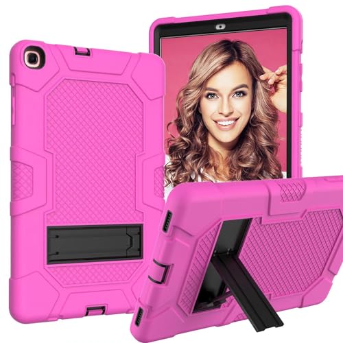 Protection Samsung Galaxy Tab A 2019 10.1 SM-T510 étui antichoc rose rouge WESB3