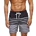 Produktbild SmartQian Badehose Herren Badeshorts Beachshorts Schwimmhose Trainingshose mit Mesh-Futter und Verstellbarem Tunnelzug