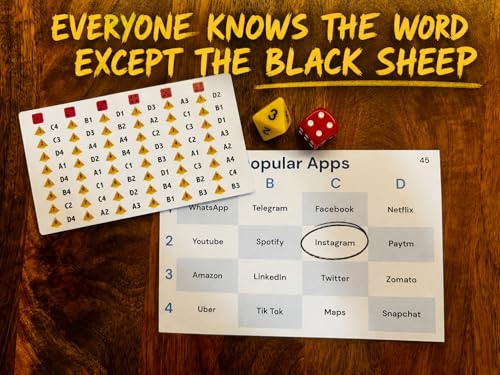 Image of Black Sheep - Secret Word Party Game for Kids & Adults | Social Deduction, Bluffing & Hidden Identity Family Board Game for Game Night | Who is The Imposter?