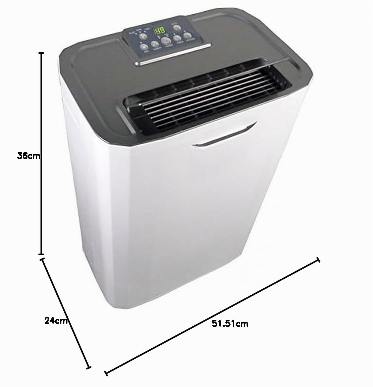 Aktobis WDH-DS3 deumidificatore ad adsorbimento |senza compressore | per basse temperature, senza refrigerante, bianco, fino a 10 Litri/g e 25 m² | per stanze non riscaldate (1 - 15 C) e garage