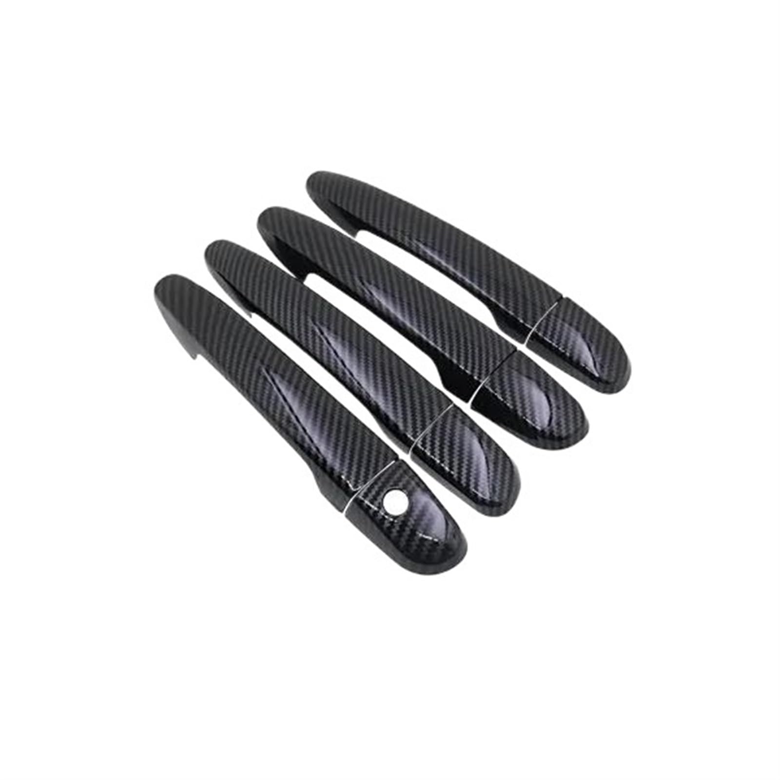 Lzbzhb 4Handle 1 Kyehole Car Exterior Outsidedoor Handle For Mazda For Cx-9 Cx9 Cx 9 Tc 2016 2017 2018 2019 Car Exterior Protective Accessories Stickers Carbon Fiber Door Handle Cover Trim(4Handle 1 Kyehole)