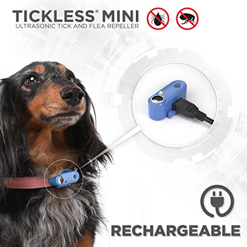 Tickless Mini Dog - chemikalienfreies, natürliches Floh- und Zeckenschutzmittel mit Ultraschall für Hunde - Schwarz