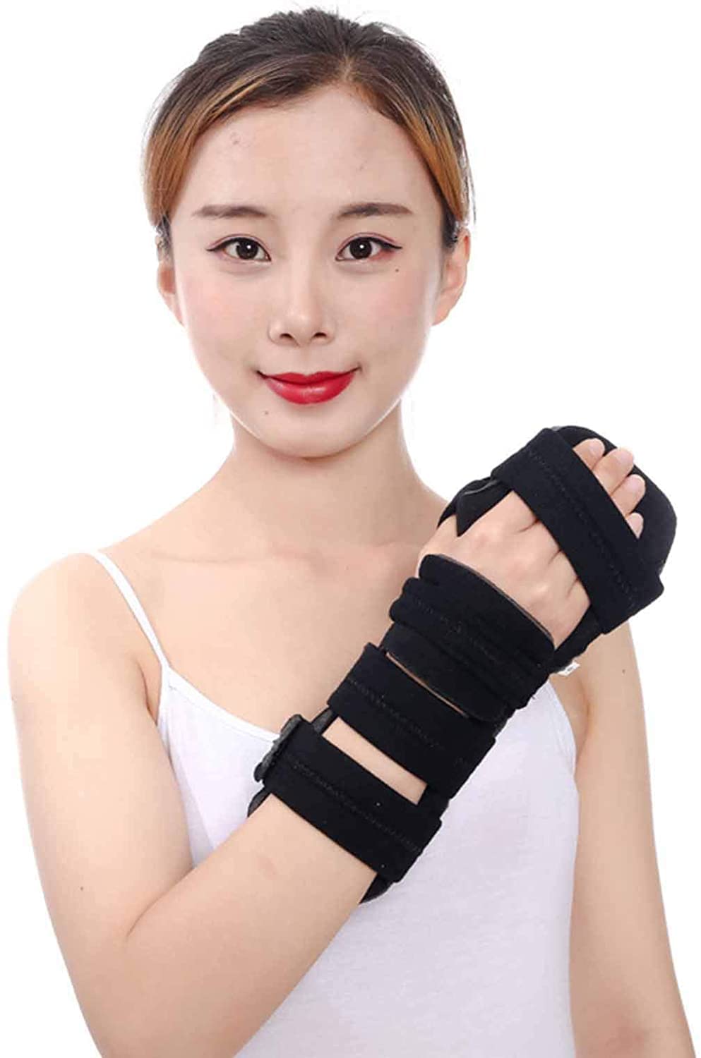 Cojín Soporte De Muñeca, Férula De Mano En Reposo, Muñeca Nocturna, Inmovilizador De Pulgar, Soporte para Dolor, Tendinitis, Esguince, Fractura, Artritis, Dislocación (Size : M)