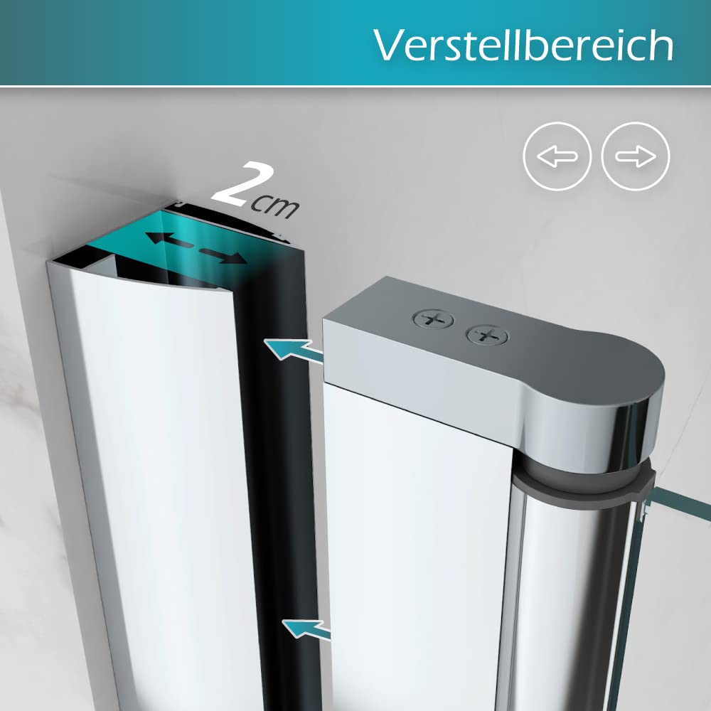 i-flair 85cm - Verstellbereich von 84-88cm, Höhe: 195 cm 
