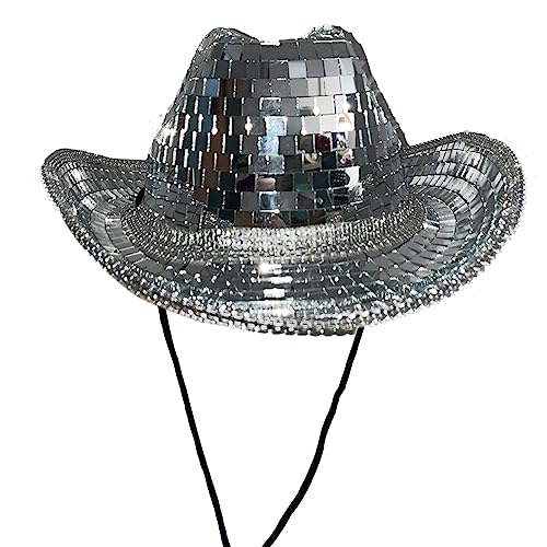 Chapeau de cowboy disco pour fille accessoire cosplay femme et déguisement fête