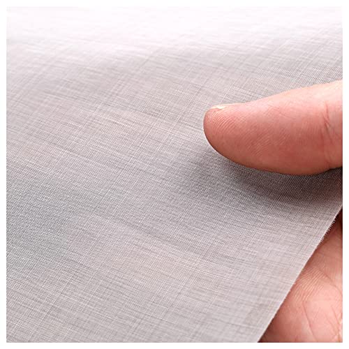 HEFJIAYCIQ Stainless Steel Woven Mesh, 5 Mesh 10 Mesh 16 Mesh 24 Mesh 80 Mesh 250 Mesh Metal Mesh Screen, for Vents Garden House Gap Blocker,250 mesh,1x9m(39x353inch)