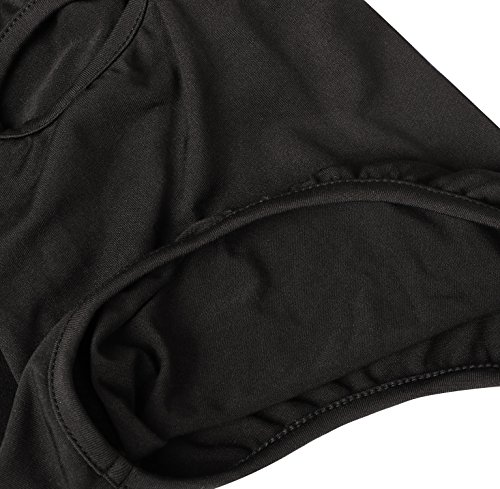 TRIXES Schwarze Lyrca Full Face Maske Sturmhaube Balaclava für Radfahrer Motorradfahrer Paintball, Karneval