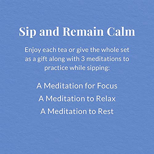 The Republic Of Tea - Calm Health And Happiness Tea Set, 3 Tin Gift Box #TOP6