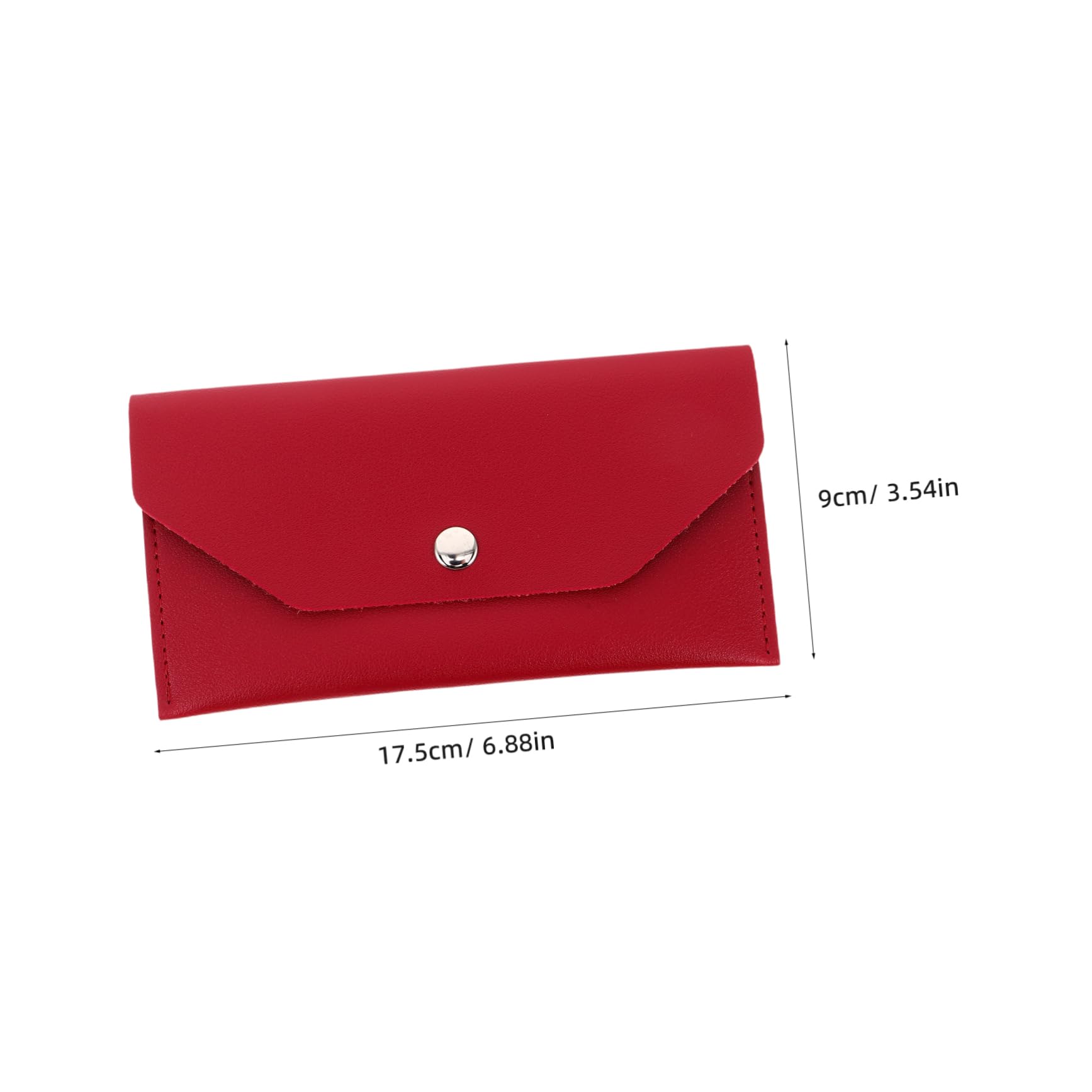 PACKOVE Enveloppes Budgétaires Format Long Rectangulaire en PU Synthétique Lot de 2 Réutilisables Imperméables