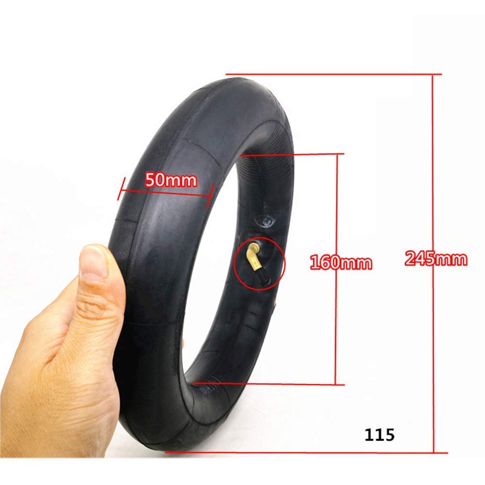 Cámara de Aire Inflable de 10 Pulgadas, 10 x 2,5 Pulgadas de Grosor, con Revestimiento Interior de Caucho butílico Duradero, Ideal para reemplazar la cámara de un Scooter eléctrico (2 Unidades)