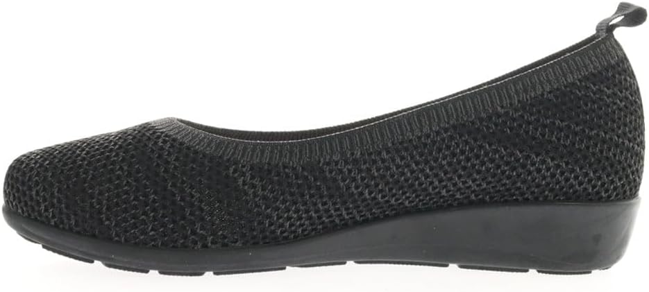 Propét Women's Yen Casual Shoes, Black, 9 Wide US